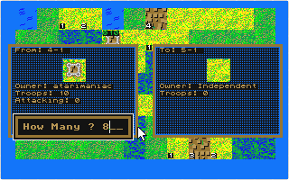 Battle for the Throne atari screenshot